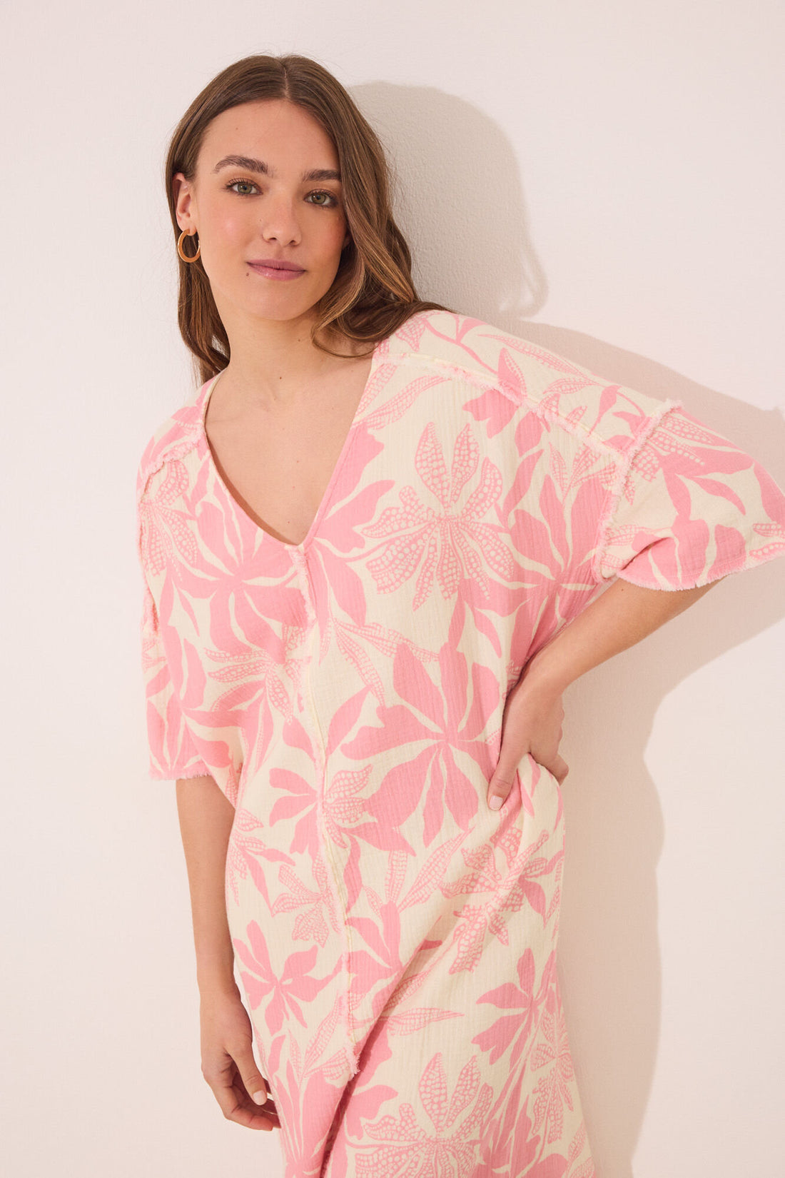 Women Secret_Long Muslin Dress 100% Cotton Flower Print_4479839_70_02