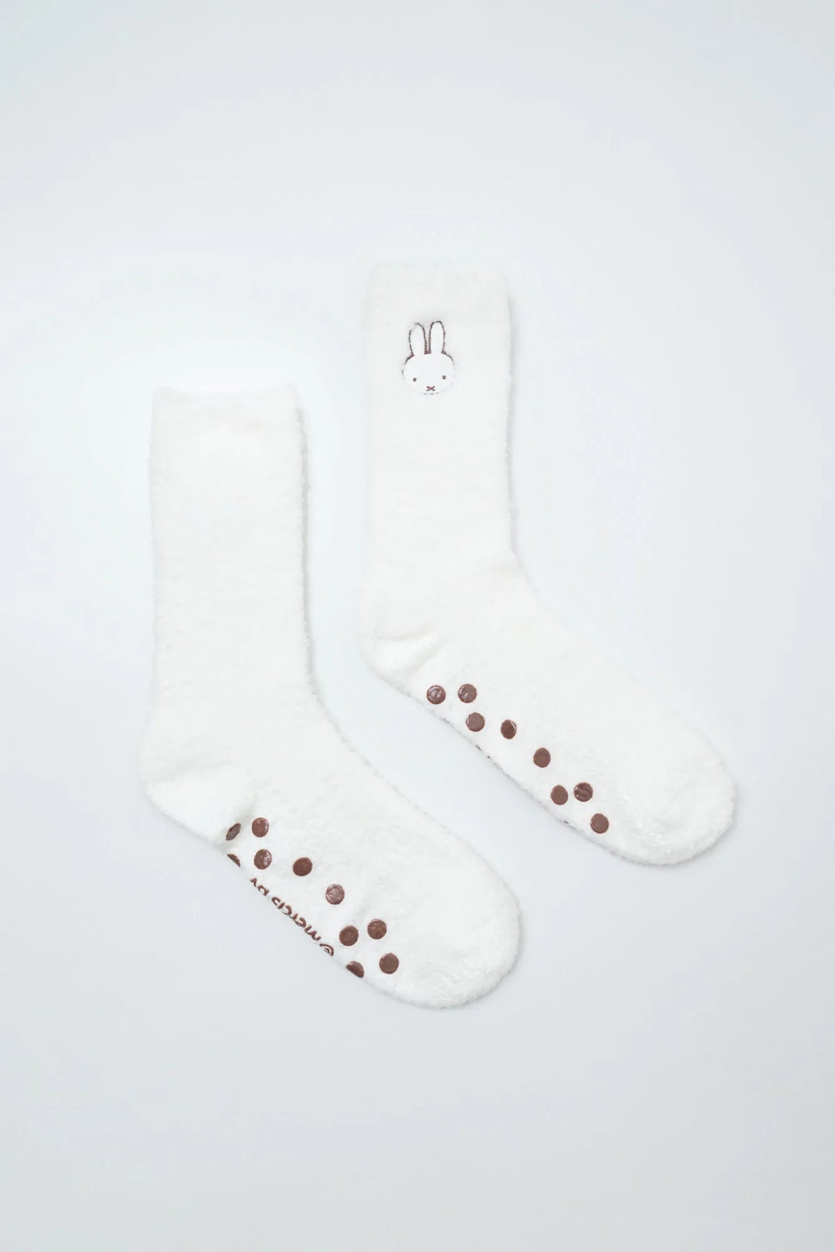 Women Secret Beige Women Beige Fluffy Long Socks SKU: 4484878_50 Image 01
