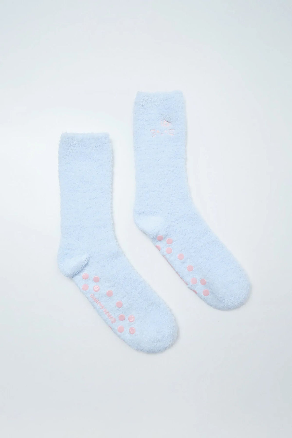 Women Secret Medium Blue Women Beige Fluffy Long Socks Hello Kitty SKU: 4484879_12 Image 01