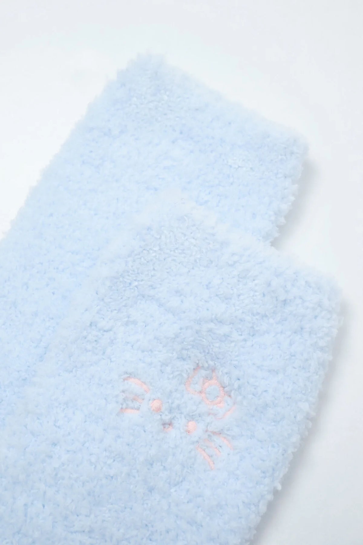 Women Secret Medium Blue Women Beige Fluffy Long Socks Hello Kitty SKU: 4484879_12 Image 02
