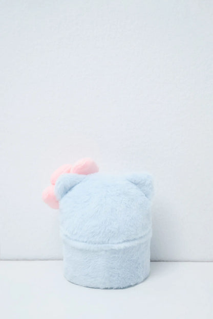 Women Secret Medium Blue Women Beige Fluffy Long Socks Hello Kitty SKU: 4484879_12 Image 03