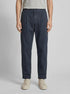 Benetton Dark Blue Men Carrot-Fit Chinos SKU: 44L0UF068_9C1 Image 00