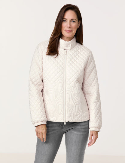 Quilted Puffer Jacket With High Collar_450211-31184_90523_01