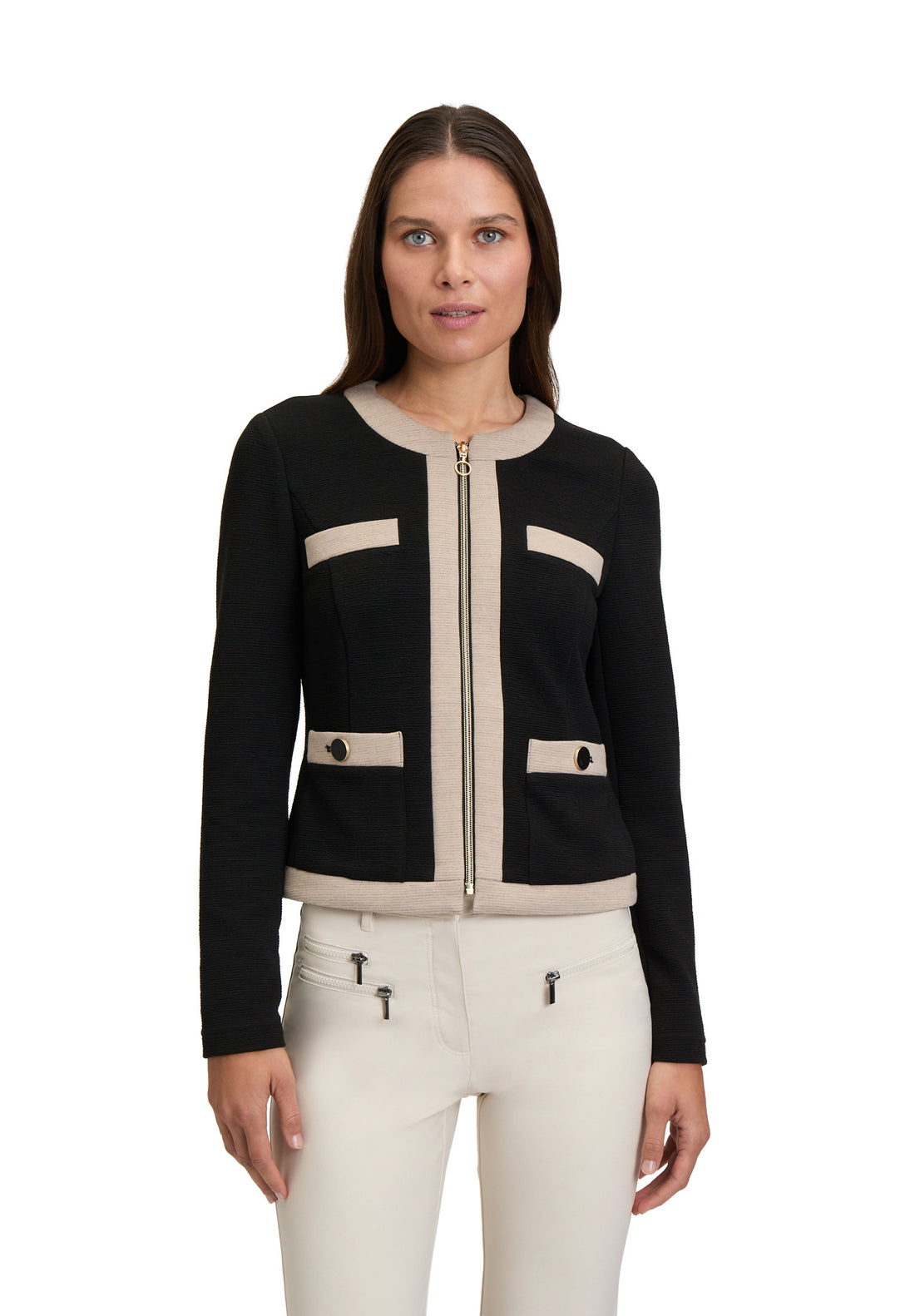 Slim Fit Blazer Style Jacket_4505-1043_9875_01