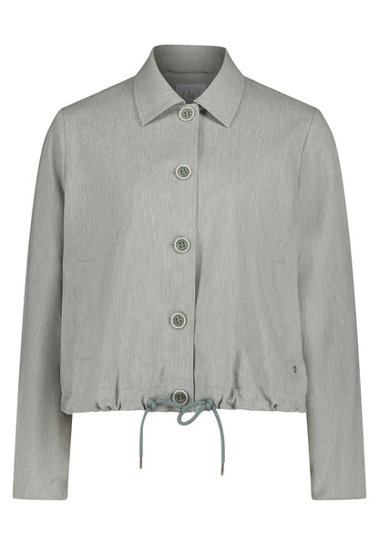 Betty Barclay Green/Cream Women Blazer Jacket Short 1/1 Sleeve SKU: 4507-3206_5811 Image 04