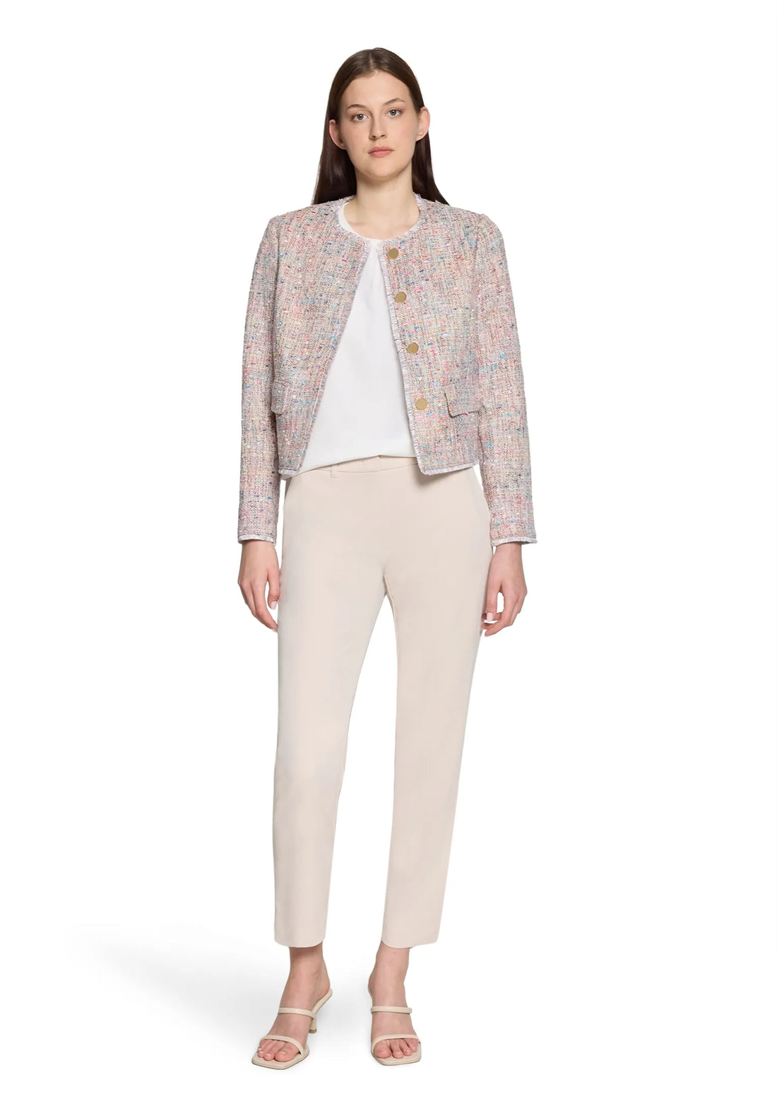 Betty Barclay Varicolored Women Blazer Short Single Breasted 1/1 Sleeve SKU: 4509-3252_1900 Image 02