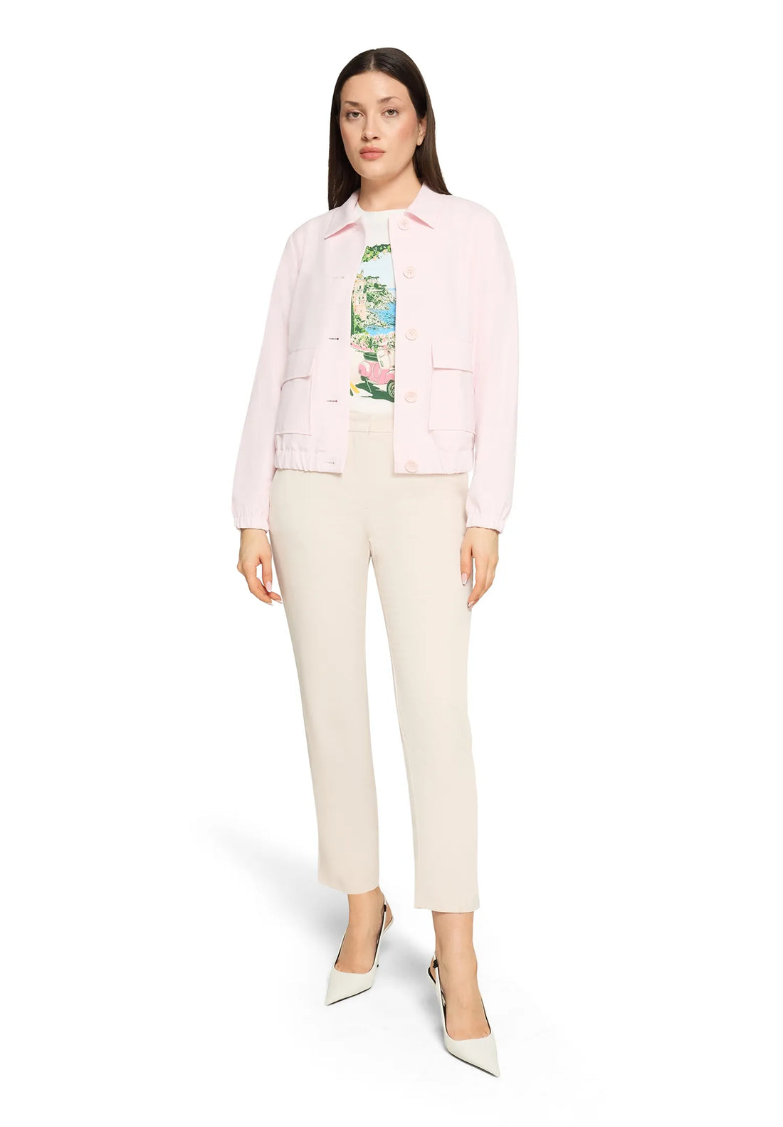 Betty Barclay Ballet Slipper Women Blazer Jacket Short 1/1 Sleeve SKU: 4510-3747_4451 Image 02