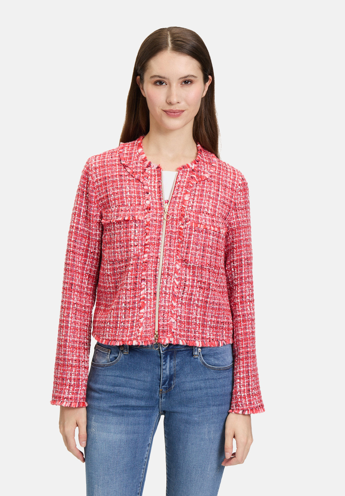 Betty Barclay_Fringed Blazer Jacket_4518-1111_4842_02