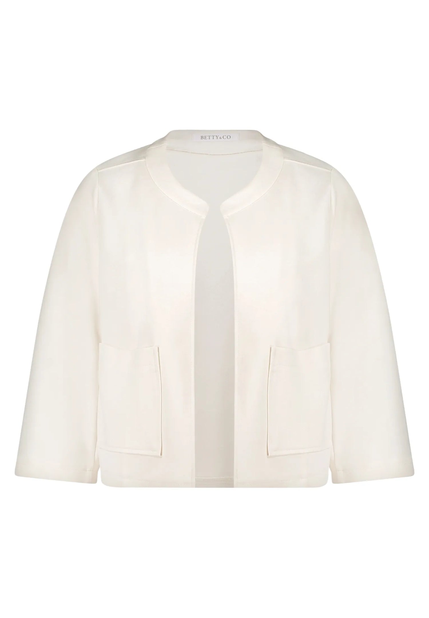 Betty Barclay Arctic Wolf Women Blazer Jacket Short 3/4 Sleeve SKU: 4518-3411_1045 Image 04