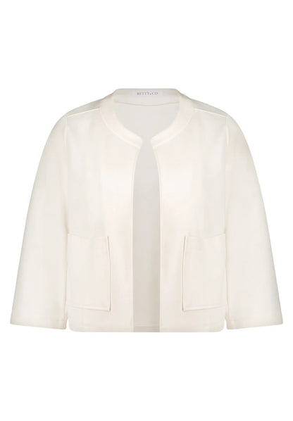Betty Barclay Arctic Wolf Women Blazer Jacket Short 3/4 Sleeve SKU: 4518-3411_1045 Image 04