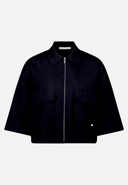 Betty Barclay Black Women Casual Jacket with Collar SKU: 4519-3339_9045 Image 04