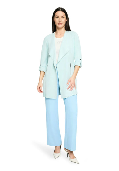 Betty Barclay Gray Mist Women Blazer Jacket Long 1/1 Sleeve SKU: 4520-1673_8270 Image 02