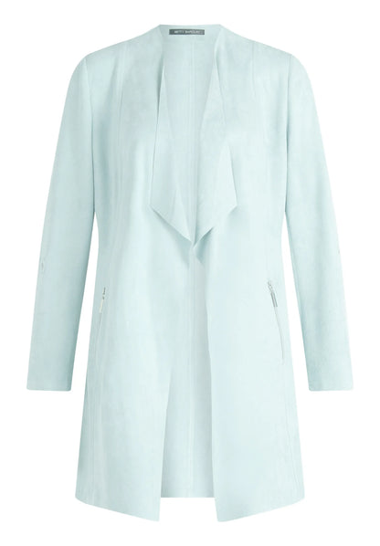 Betty Barclay Gray Mist Women Blazer Jacket Long 1/1 Sleeve SKU: 4520-1673_8270 Image 04