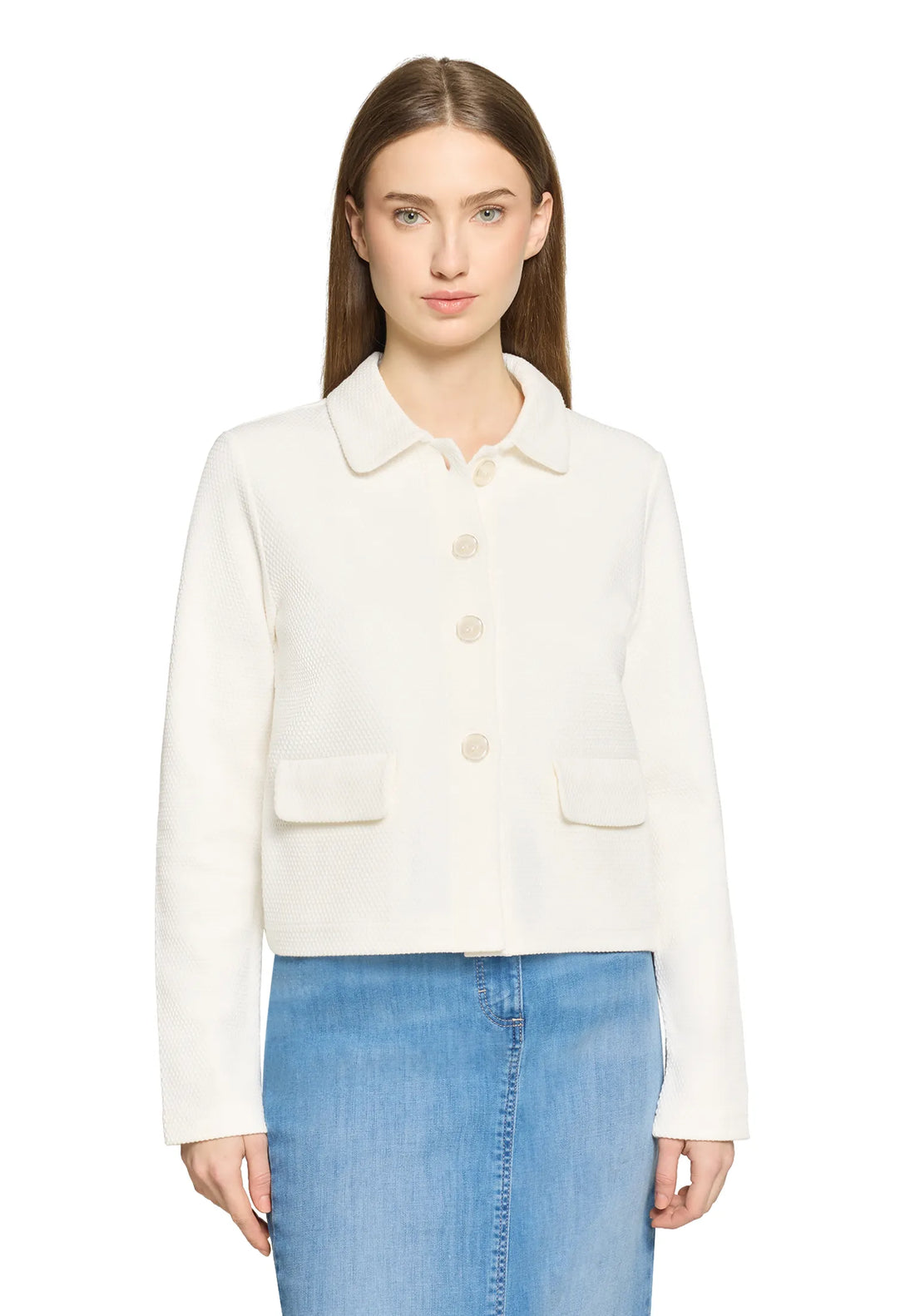 Betty Barclay Offwhite Women Long-Sleeved Sweatshirt SKU: 4529-1182_1014 Image 02