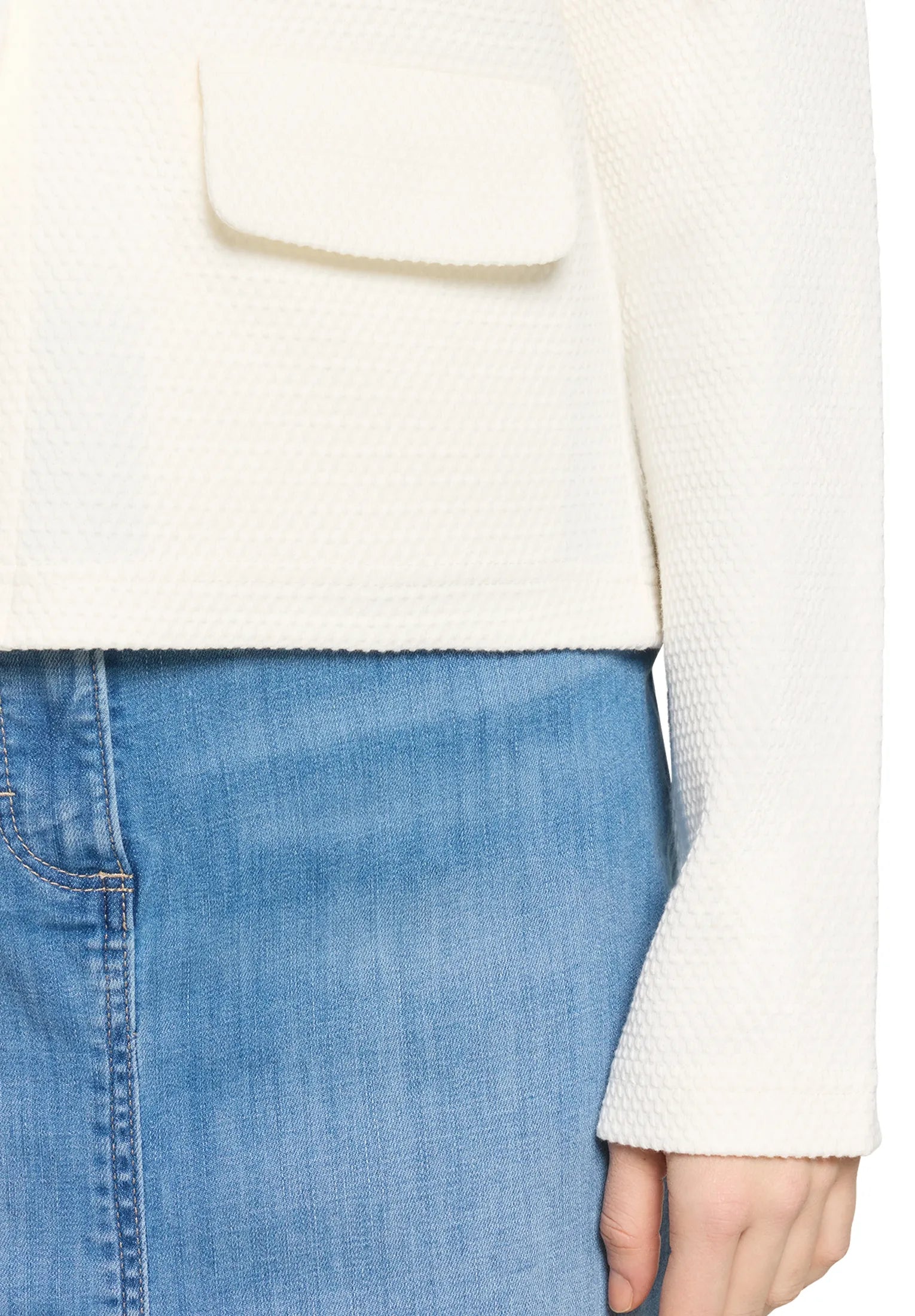 Betty Barclay Offwhite Women Long-Sleeved Sweatshirt SKU: 4529-1182_1014 Image 08