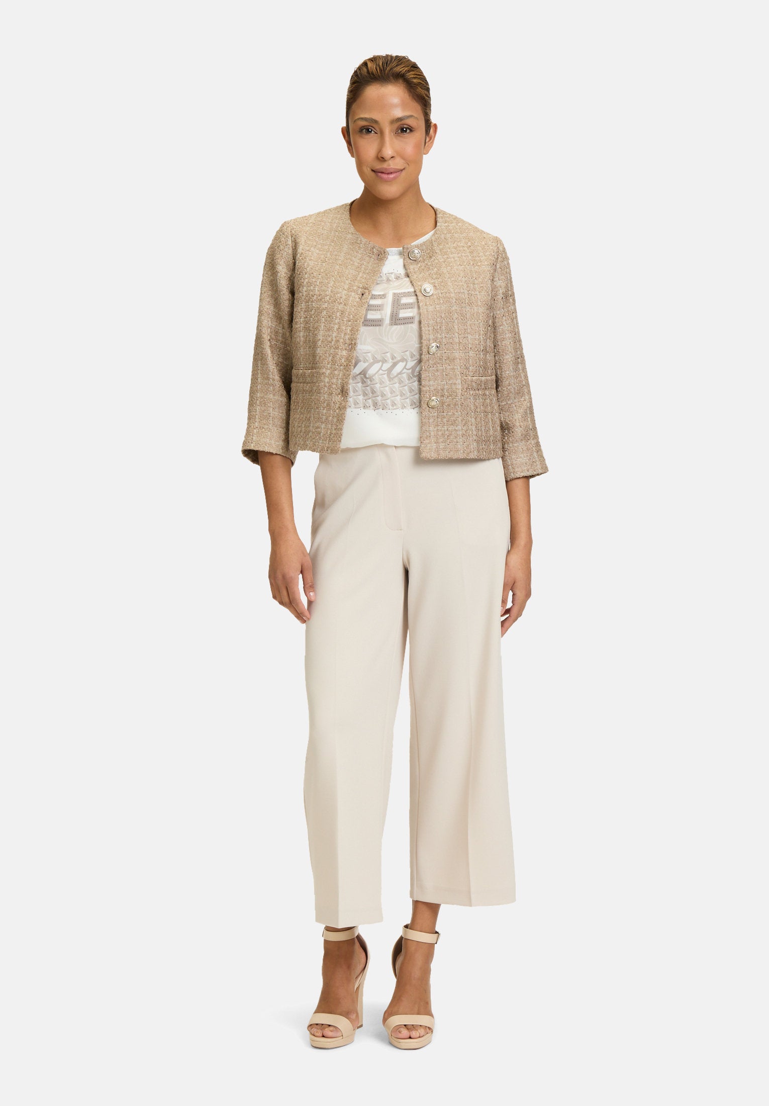 Betty Barclay_Fringed Blazer Jacket_4530-1156_7316_02