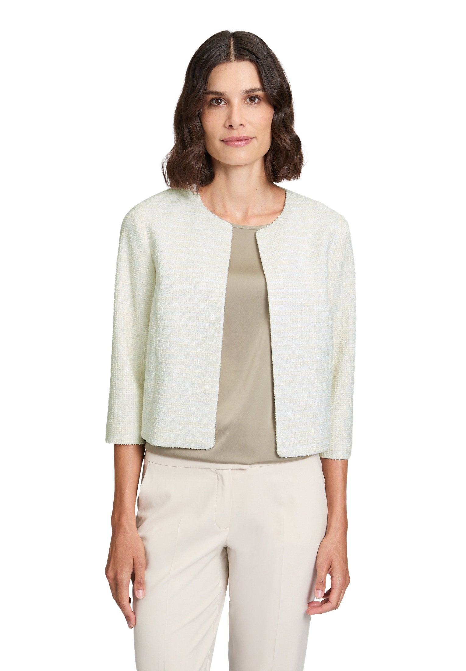 Betty Barclay_Blazer Jacket Short 3/4 Sleeve_4537-1249_1014_01