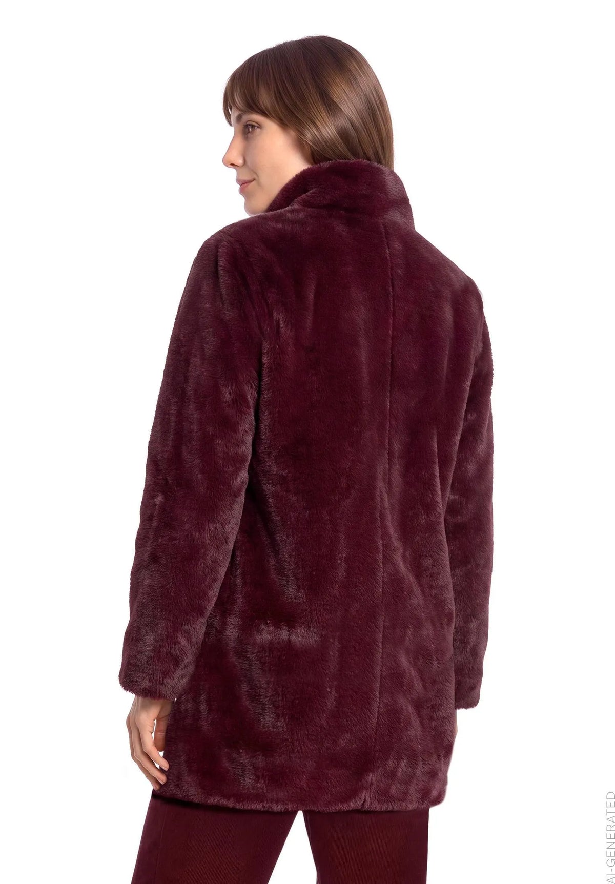 Betty Barclay Fall Burgundy Women Outdoor Jacket SKU: 4562-3109_4626 Image 03