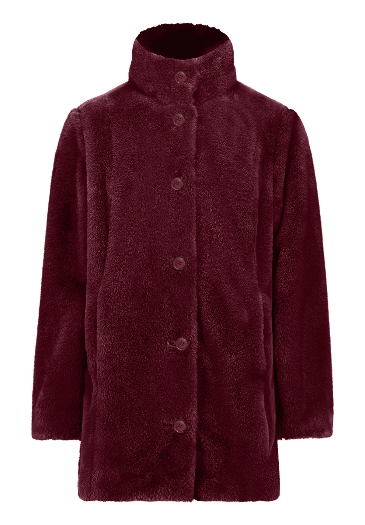 Betty Barclay Fall Burgundy Women Outdoor Jacket SKU: 4562-3109_4626 Image 06