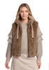 Betty Barclay Taupe Melange Women Faux Fur Body Warmer SKU: 4565-3296_7714 Image 01
