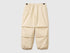 Benetton Beige Boys Cotton Parachute Trousers SKU: 456SCF05N_152 Image 01