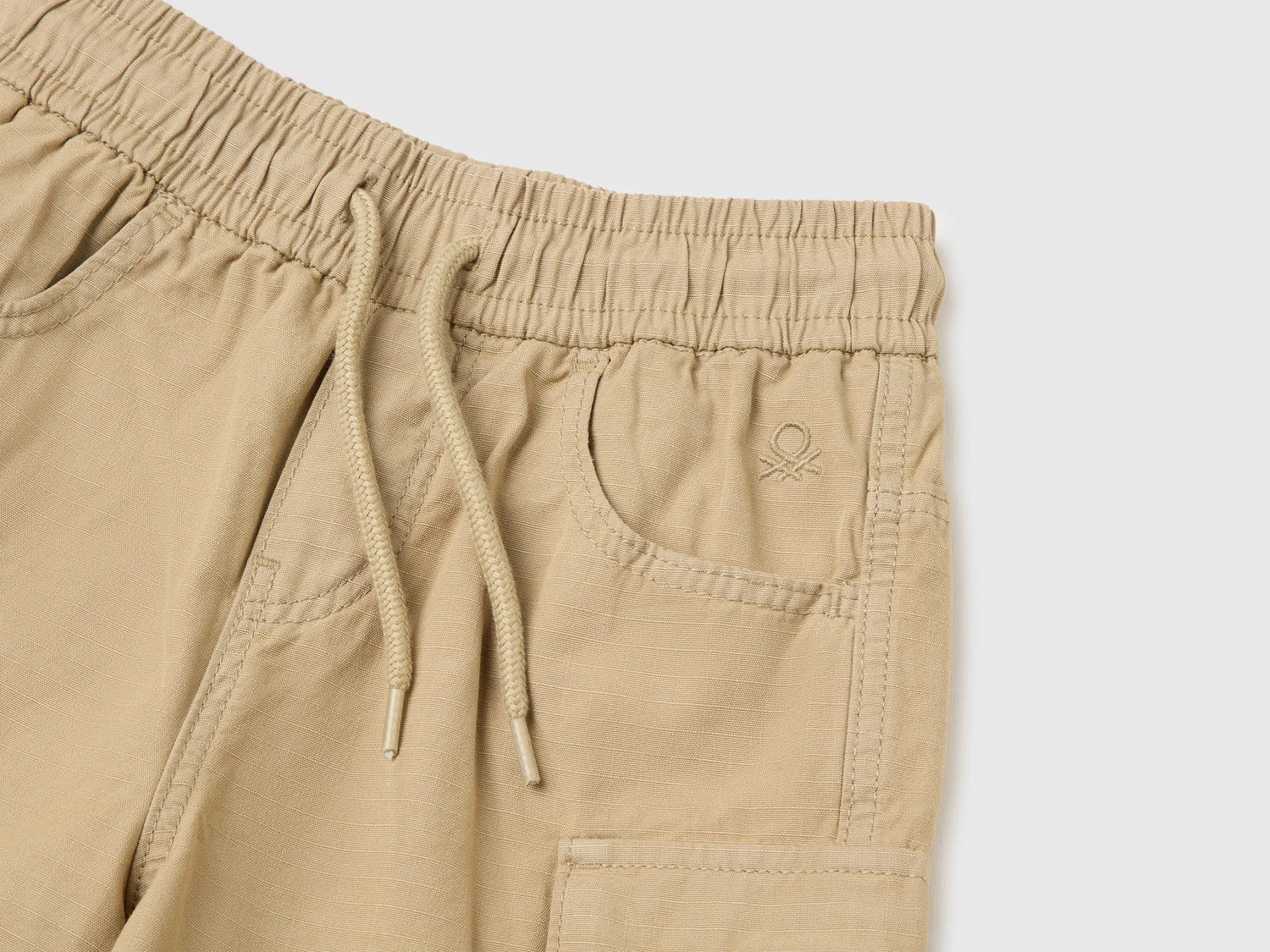 Benetton Breige Boys Bermuda Shorts with Pockets SKU: 456SG903N_00B Image 03