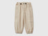 Benetton Beige Boys Parachute Cargo Pants SKU: 456SGF01R_152 Image 01