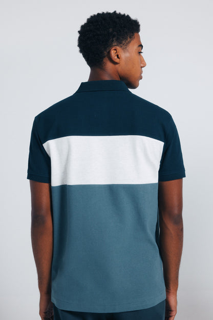 Springfield_Blues_Regular Fit Color Block PiquŽ Polo Shirt_4582457_84_04