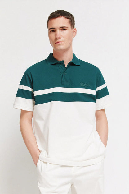 Springfield Green Men PiquŽ Regular Fit Polo Shirt SKU: 4583286_21 Image 01