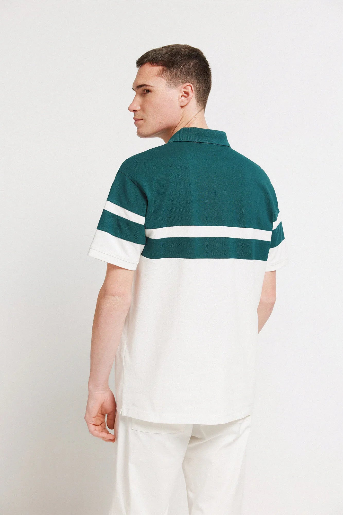 Springfield Green Men PiquŽ Regular Fit Polo Shirt SKU: 4583286_21 Image 04