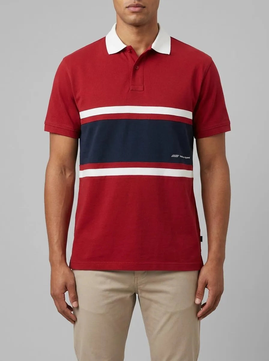 Springfield Red Men PiquŽ Sport Positional Regular Fit Polo SKU: 4583287_60 Image 00