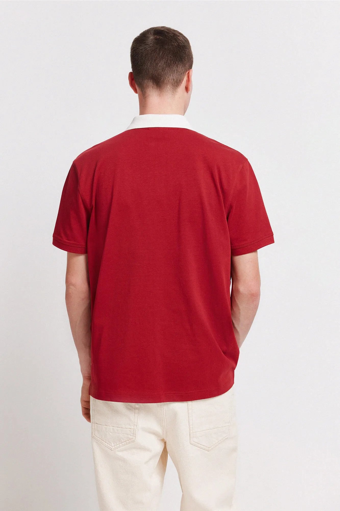 Springfield Red Men PiquŽ Sport Positional Regular Fit Polo SKU: 4583287_60 Image 04