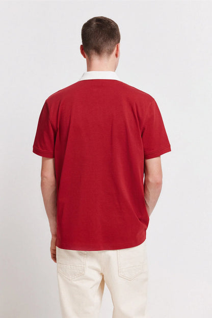 Springfield Red Men PiquŽ Sport Positional Regular Fit Polo SKU: 4583287_60 Image 04