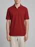 Springfield Orange Men PiquŽ Zip Regular Fit Polo Shirt SKU: 4583288_65 Image 00