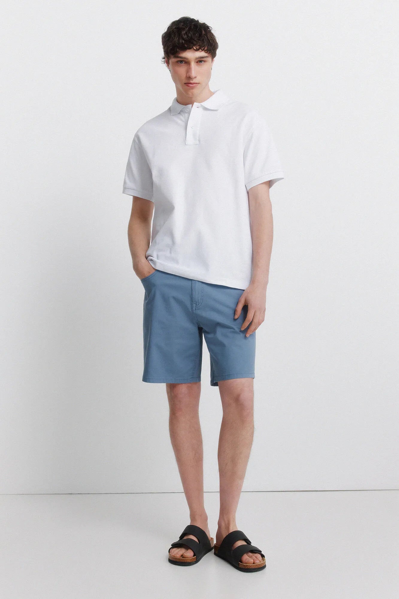Springfield 0 Men Regular Fit Polo Shirt SKU: 4583289_99 Image 03