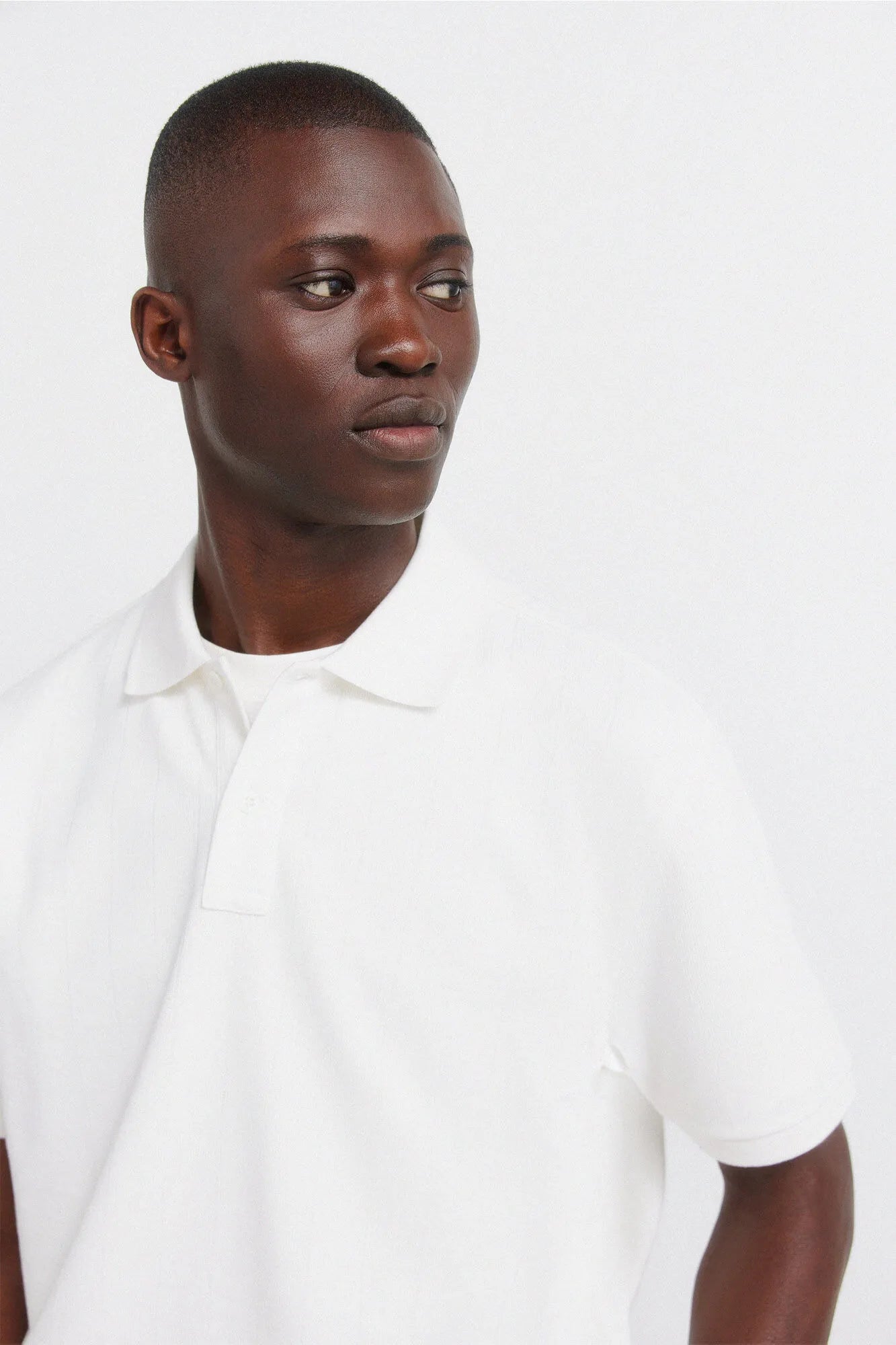 Springfield White Men Striped Regular Fit Polo Shirt SKU: 4583291_96 Image 02