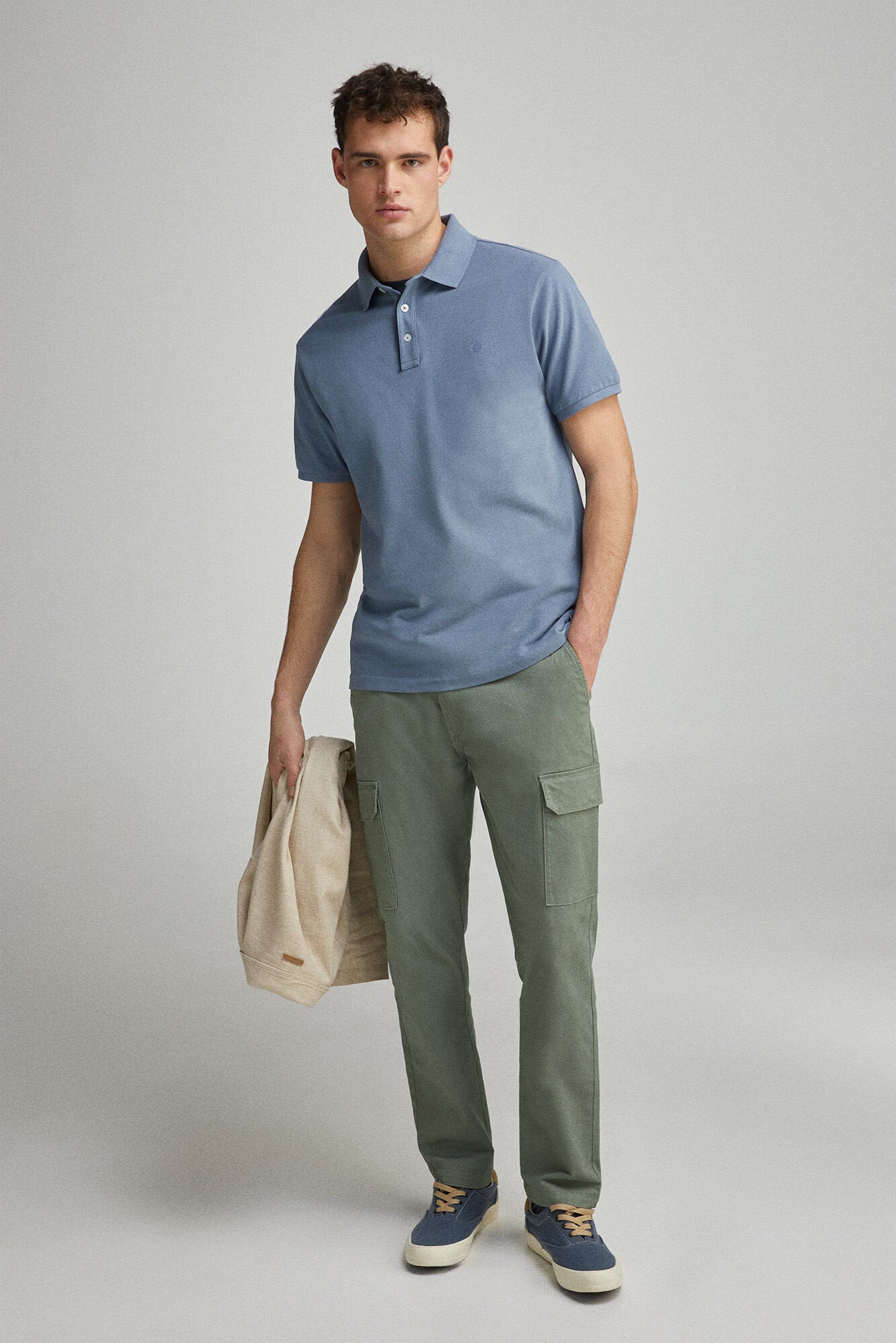 Springfield_Slim Fit Contrast PiquŽ Polo Placket_4589101_15_05