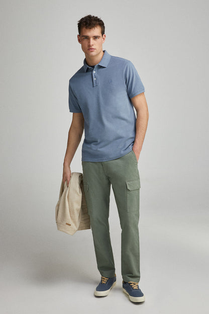 Springfield_Slim Fit Contrast PiquŽ Polo Placket_4589101_15_05