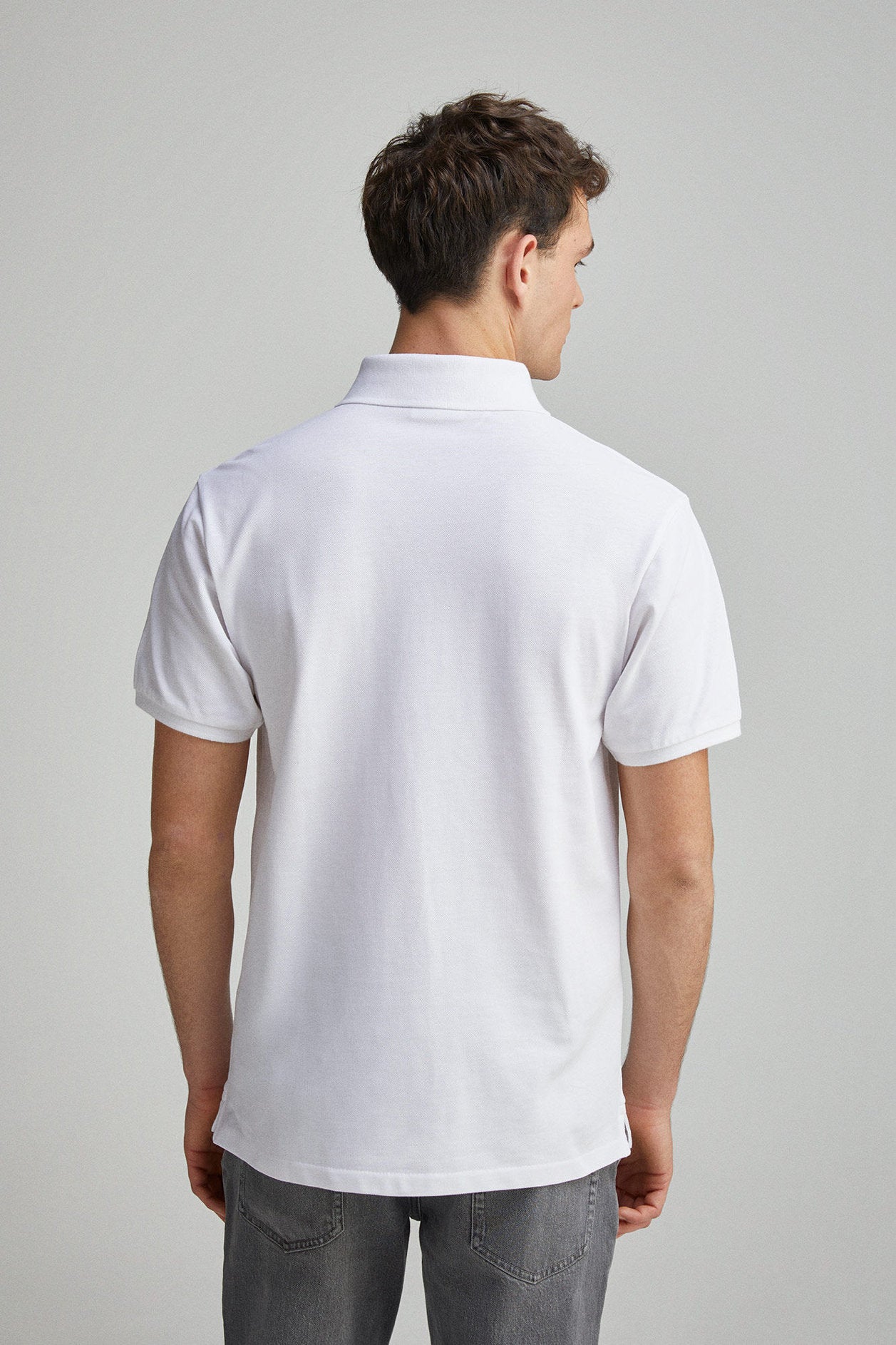 Springfield_Slim Fit Contrast PiquŽ Polo Placket_4589101_99_05