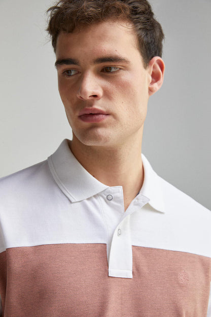 Springfield_Regular Fit Color Block PiquŽ Polo_4589105_99_02
