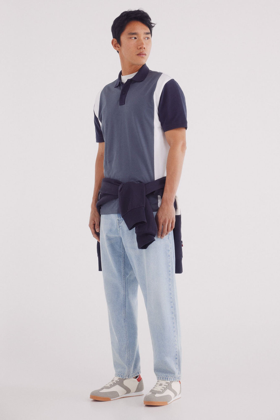 Springfield_Regular Fit Vertical Striped PiquŽ Polo_4589110_11_02