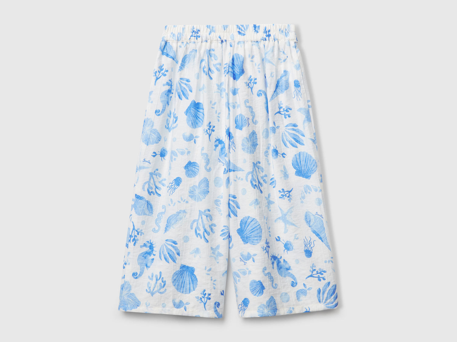 Benetton_Palazzo Trousers with Navy Print_45M6GF02E_73H_02