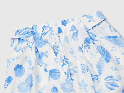 Benetton_Palazzo Trousers with Navy Print_45M6GF02E_73H_03