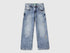 Benetton Blue Girls Straight Leg Jeans in Denim SKU: 45ONCE03C_901 Image 01