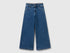 Benetton Blue Girls Cotton Blend Jeans SKU: 45ONCE03R_901 Image 01