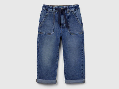 Benetton_Blue_Carrot Fit Jeans_45ONGF02H_901_01