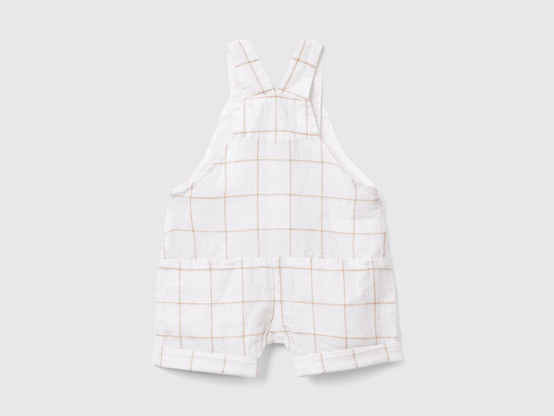 Check Dungarees In Linen Blend_45Q1AT00U_901_02