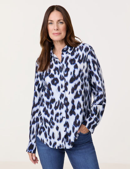 Sustainable Blouse With Leopard Print_460003-31502_8144_01