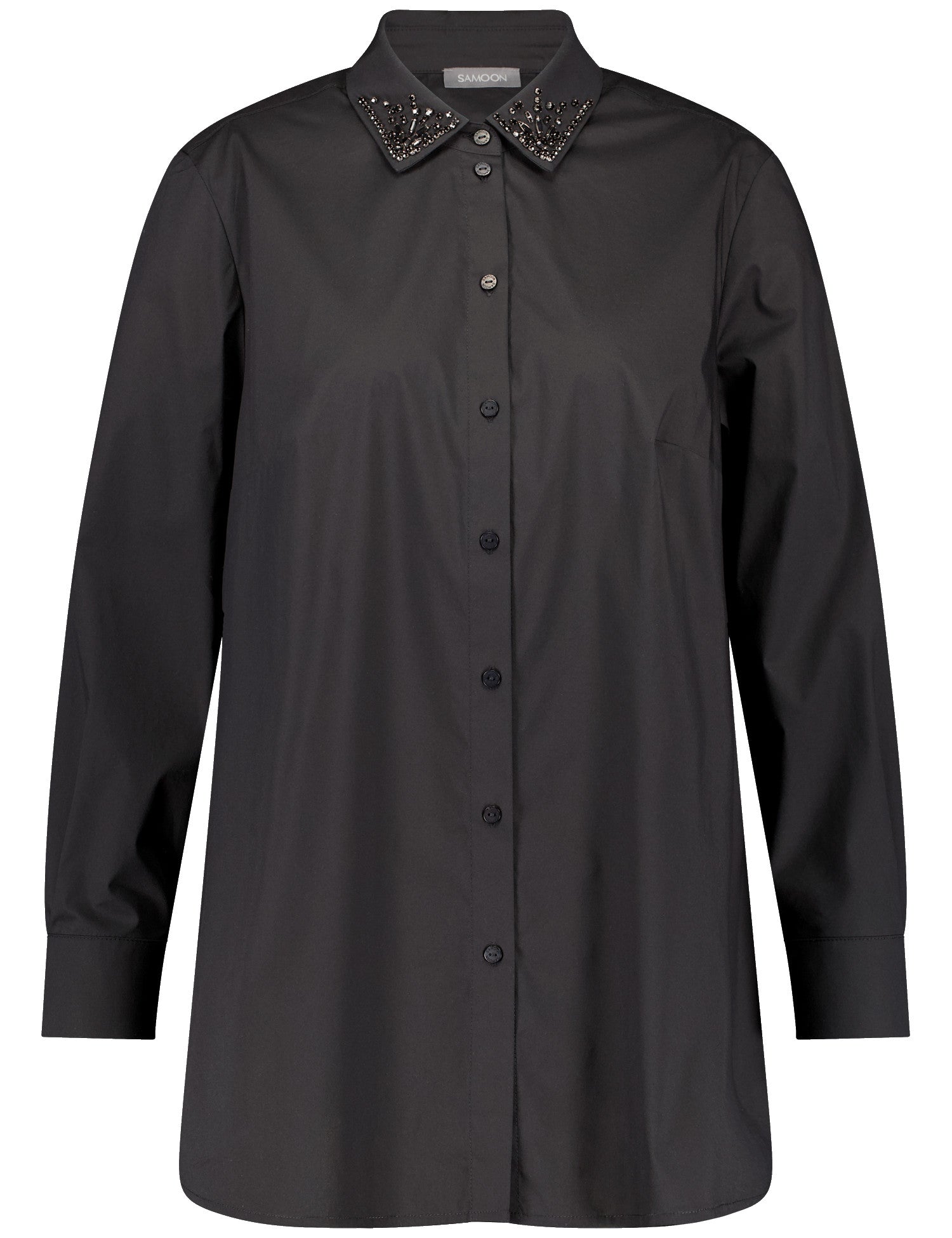 Samoon_Black_Blouse 1/1 Sleeve_460012-84016_1100_01