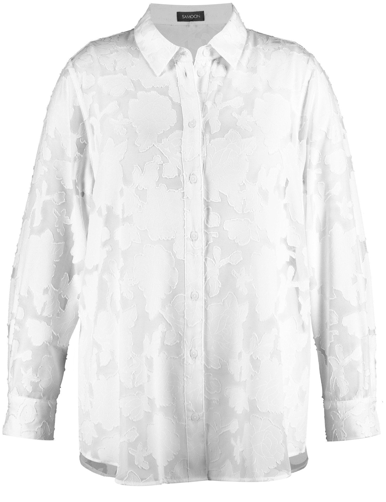 Blouse With A Sheer Floral Pattern_460013-21015_9600_06